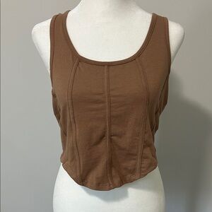 RD Style Brown Tank Top NWT